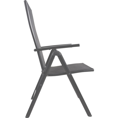 Lesli Living bistrostoel Veneto - antraciet - 62x57x106cm - set van 2
