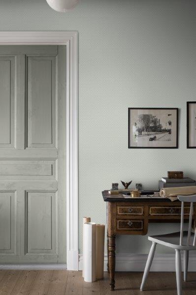 Borastapeter behang art deco motief groen - 53 cm x 10.05 m - 660364 - vtwonen shop