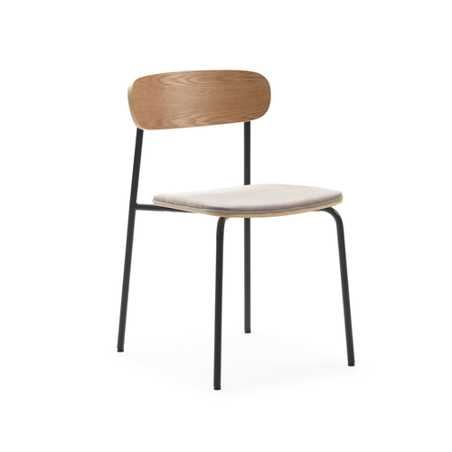 Calicosy - ADRIANA Set van 2 stoelen in stof - Grijs - 51x46x47 cm