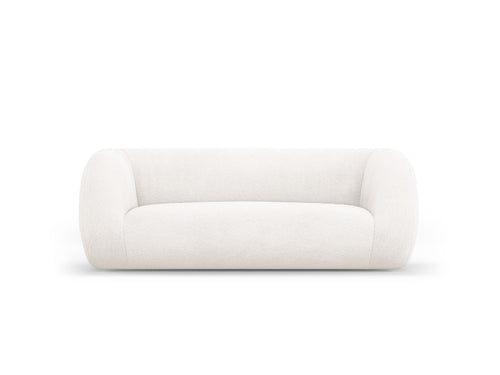 Cosmopolitan Design Bank Essen 2-zits, boucle, wit - 95x210x86cm
