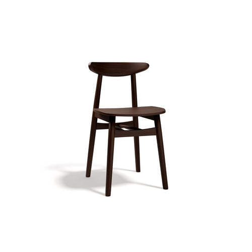 Set van 2 stoelen Elie hout wengé - 42x47x80cm