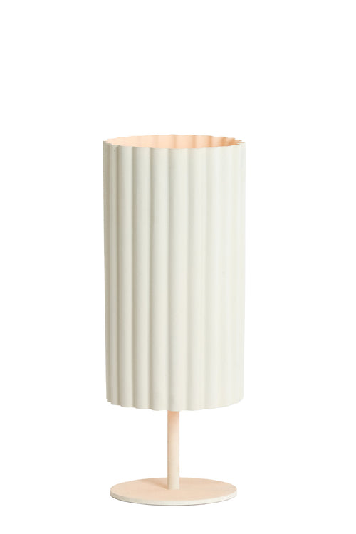 Light & Living tafellamp ARDALES - wit - Ø16x42cm - vtwonen shop