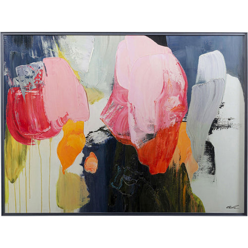 Kare Design Schilderij Abstract High Gloss 160x120cm roze - vtwonen shop