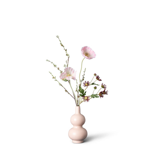 Madame Fleurie zijden boeket Inèz - Contemporary Style - met vaas - vtwonen shop