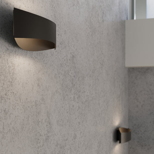 Sollux Lighting Wandlamp TONI zwart - 12x30x12cm