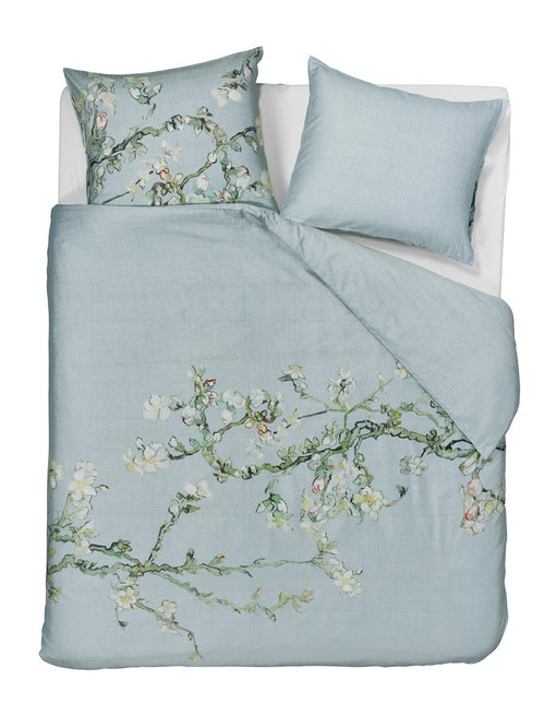 Beddinghouse x Van Gogh Museum Blossom dekbedovertrek - Lits-Jumeaux XL - 260x200/220 cm - Blauw Grijs - vtwonen shop