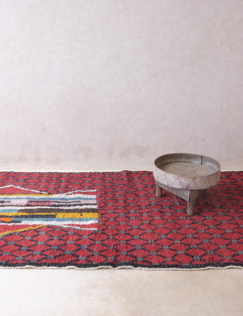 AFK Living vloerkleed Berber - handgemaakt - Wol - 80 cm x 240 cm
