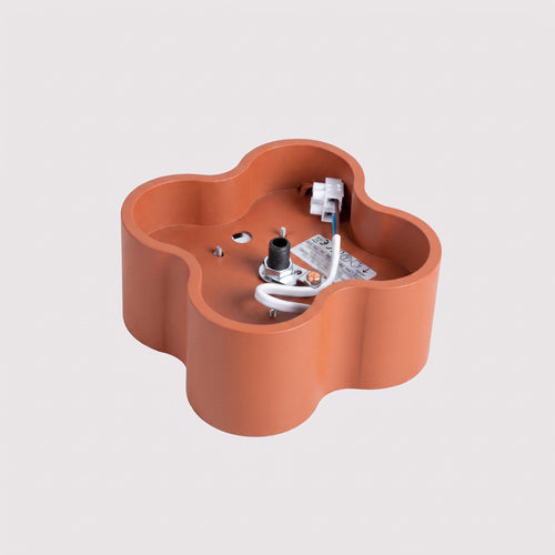 Sollux Lighting Plafondlamp OVIO 1 rode oker Gx53 - 12x12x6cm