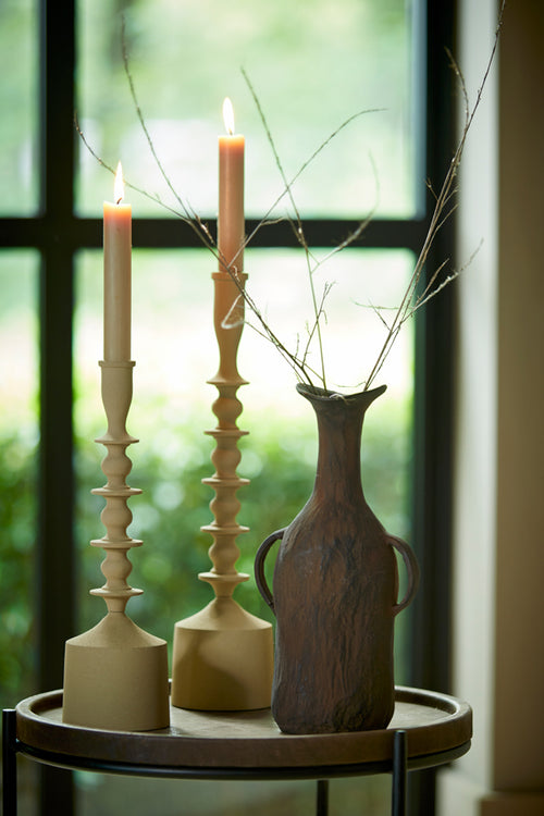 Light & Living kandelaar MERAKO - Ø10x34.5cm - bruin - vtwonen shop