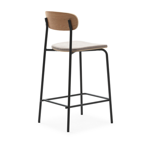 Calicosy - ADRIANA Set van 2 krukken - Grijs - 48x42x66 cm