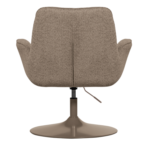WOOOD verstelbare fauteuil Marten - Polyester - Zand - 91x79x76