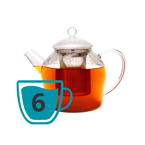 Bredemeijer - Glazen Minuet Santhee theepot 1,2L+filter - vtwonen shop