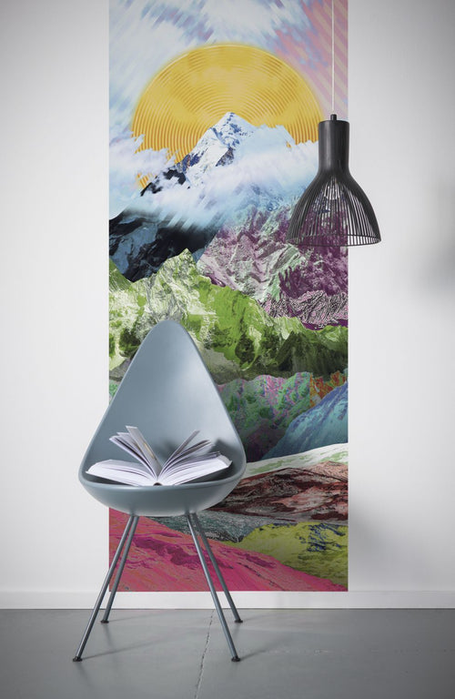 Sanders & Sanders fotobehang landschap multicolor - 100 x 250 cm - 611907