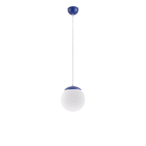 Sollux Lighting Hanglamp UGO 20 ultramarijn - 20x20x110cm