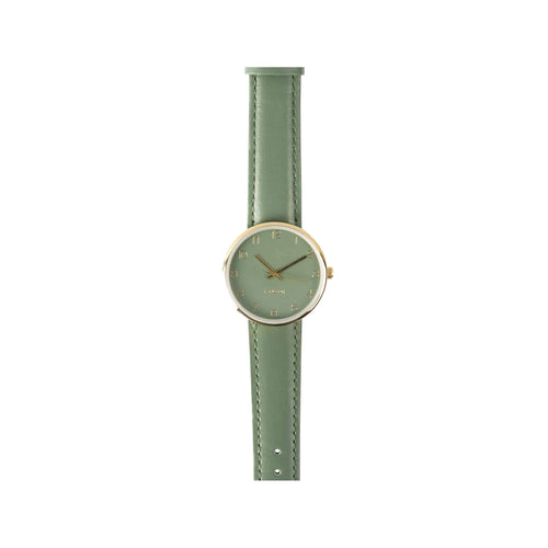 Karlsson horloge Charm - groen - Ø3.2cm
