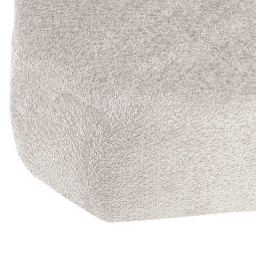 WOOOD hoekelement rond Mojo Base - Wollig - Ecru - 74x110x110