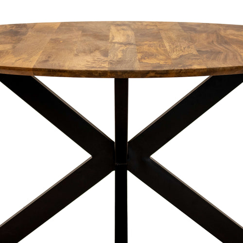 Kick eettafel Jake - 120cm - Bruin - vtwonen shop