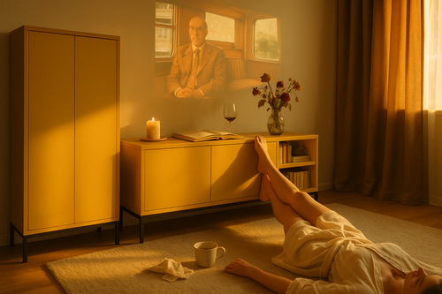 Multifunctioneel opbergmeubel geel - vtwonen shop