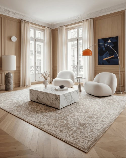 AFK Living vloerkleed Marly - zeer zacht - beige - 200x290 cm