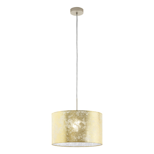 EGLO hanglamp Viserbella - e27 - ø 38 cm - champagne/goud