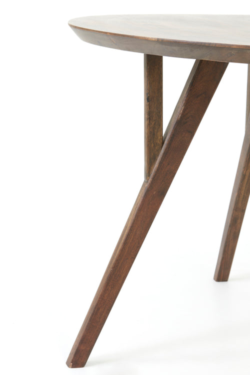 Light & Living eettafel QUENZA - Ø140x76cm - bruin