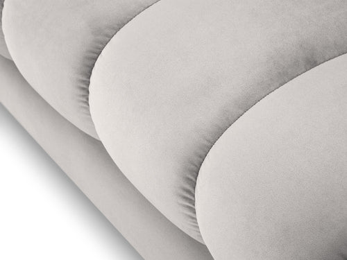 Cosmopolitan Design linker meridiaan Bali flueel, geld - 185x102x75cm