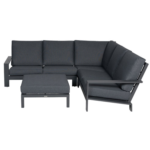 Garden Impressions loungeset Coba donker grijs 4-delig - vtwonen shop