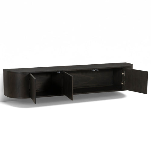 Livingfurn tv-meubel Novero Zwevend - bruin - 35x180x33