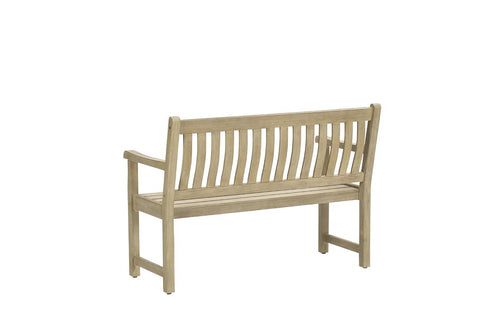 Vondel parkbench - eucalyptushout met white wash - L120 cm - vtwonen shop