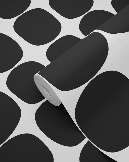 ESTAhome behang grafisch motief zwart wit - 53 cm x 10.05 m - 139090 - vtwonen shop