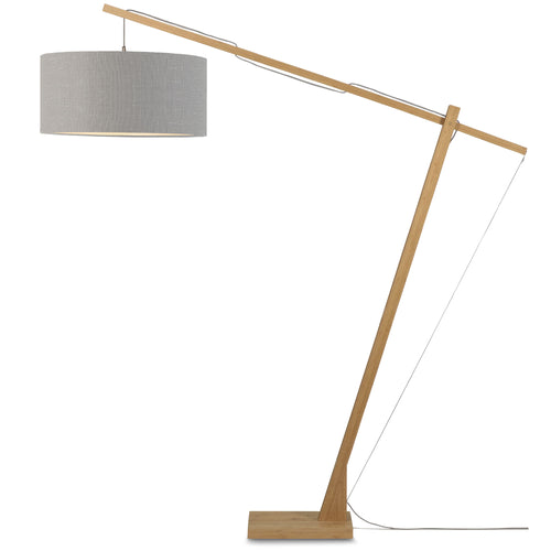 GOOD&MOJO vloerlamp Montblanc - bruin - 175x60x207cm - vtwonen shop