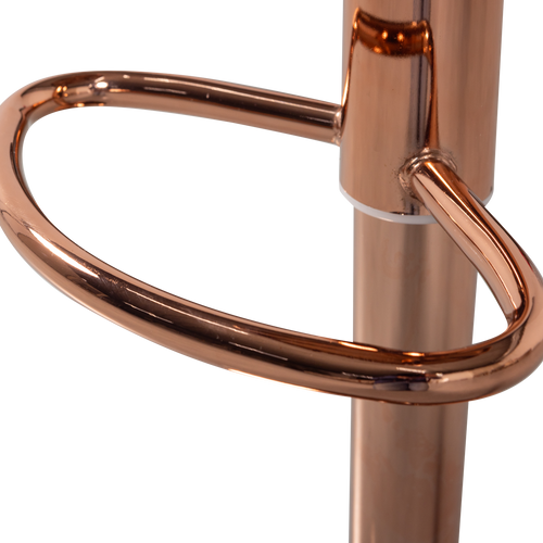 WOOOD barkruk Isaac - Metaal - Koper - 81x39x39 - vtwonen shop