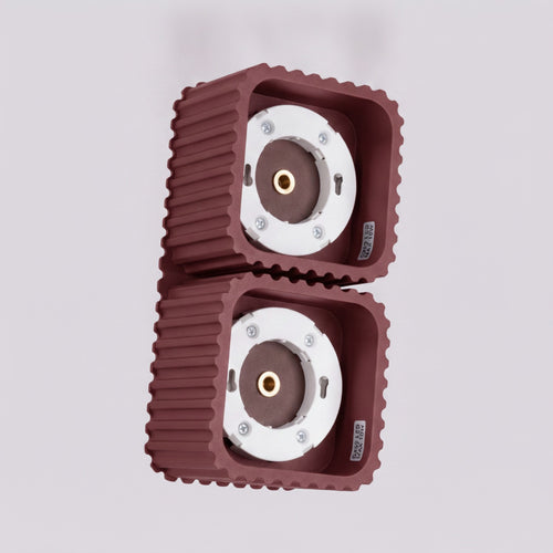 Sollux Lighting Plafondlamp RIFF 2 bordeaux Gx53 - 20,5x10x8cm