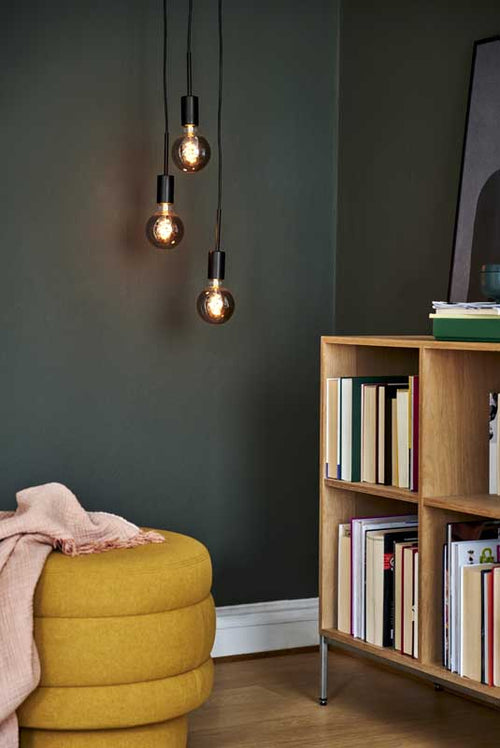 Nordlux Paco Hanglamp - 3-lichts E27 - Zwart - vtwonen shop