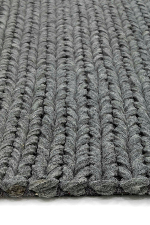 Rebellenclub Vloerkleed Kabel - Antraciet Grijs 200x300 cm - vtwonen shop