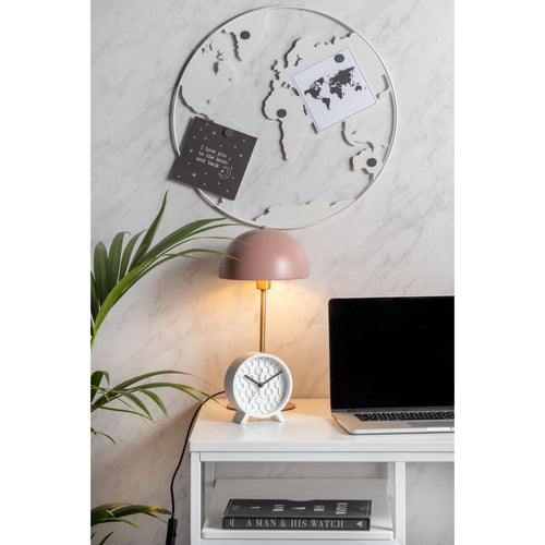 Present Time prikbord World Map - wit - Ø50cm - vtwonen shop