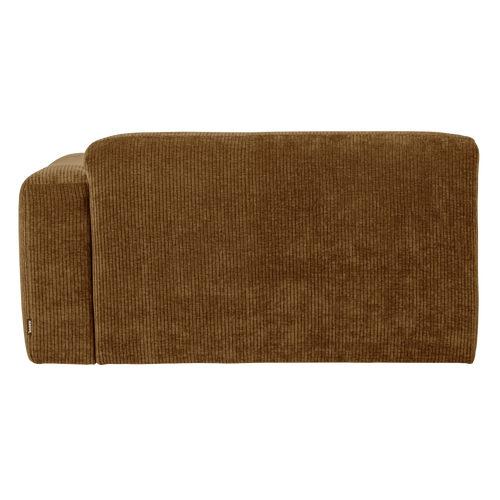 WOOOD 1,5-zits bank arm rechts Mojo Base - Rib - Honinggeel - 74x145x97