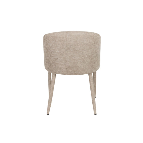 Housecraft Living Tamsin Eetkamerstoelen Gestoffeerd Beige - Set van 2 - vtwonen shop