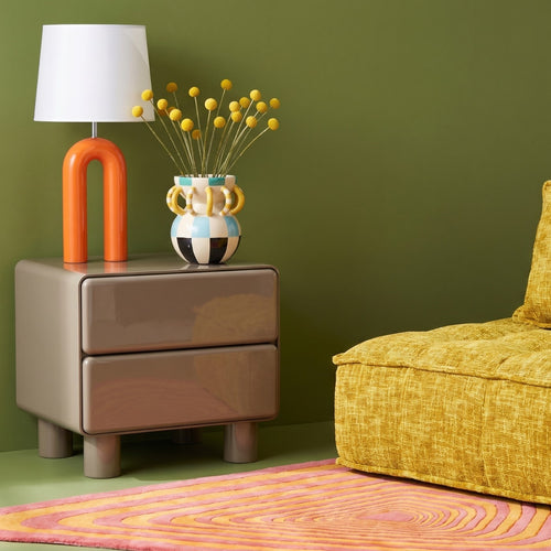 Kare Design Nachtkastje Eliano 2 lades khaki