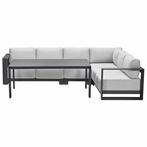 Garden Impressions lounge dining set Malakka valley sand - 5-delig