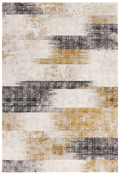 Vloerkleed Easy Living Kuza Lines Gold Rug 200x290 cm - vtwonen shop