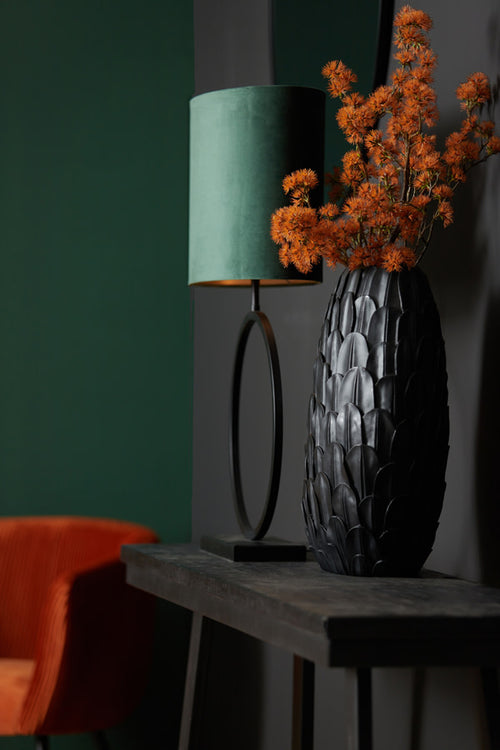 Light & Living lampvoet Liva - zwart - 40x10x57cm