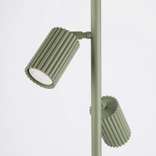 Sollux Lighting Vloerlamp KARBON 3 olijfgroen - 30x30x155cm