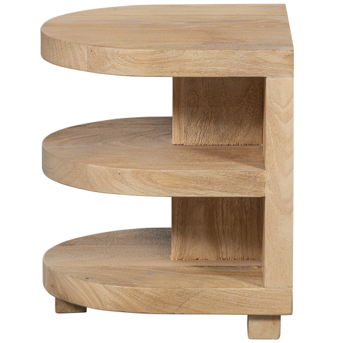 WOOOD bijzettafel Darren - Mangohout - Naturel - 42x36x36