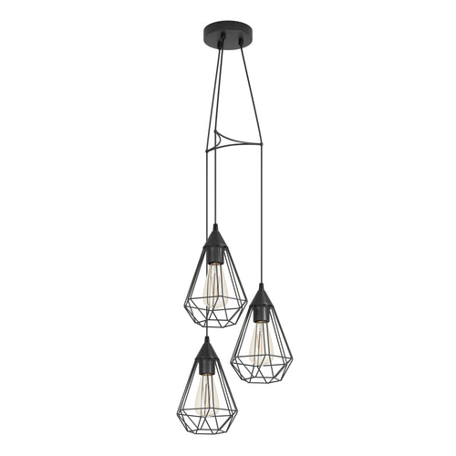 EGLO hanglamp Tarbes - e27 - ø 31 cm - zwart
