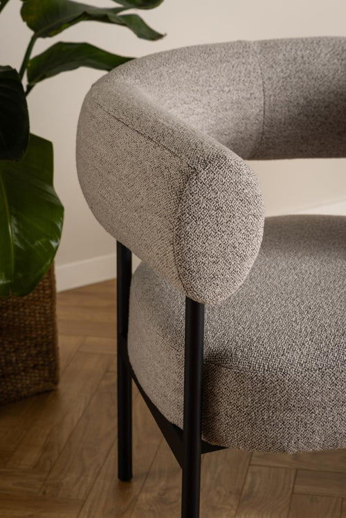 Rebellenclub Fauteuil Vira - Beige - vtwonen shop