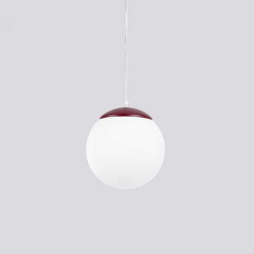 Sollux Lighting Hanglamp UGO 40 bordeaux - 40x40x130cm