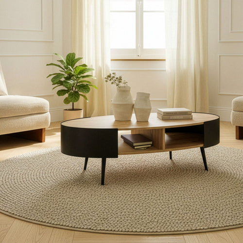 Calicosy - EKLO Salontafel - Licht hout - 120x60x39 cm