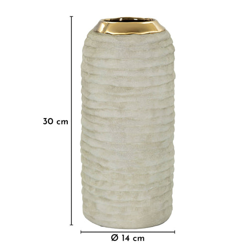 Mauro Ferretti vaas - 14x30 cm - goud