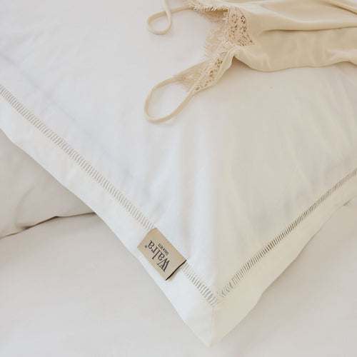 Walra - Dekbedovertrek Classic Elegance - 240x220 cm - Wit